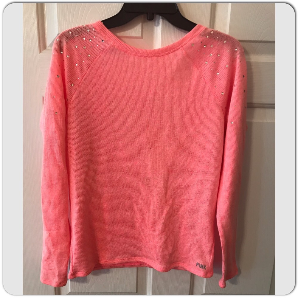 💘PINK Victoria’s Secret Sweater with Rhinestones